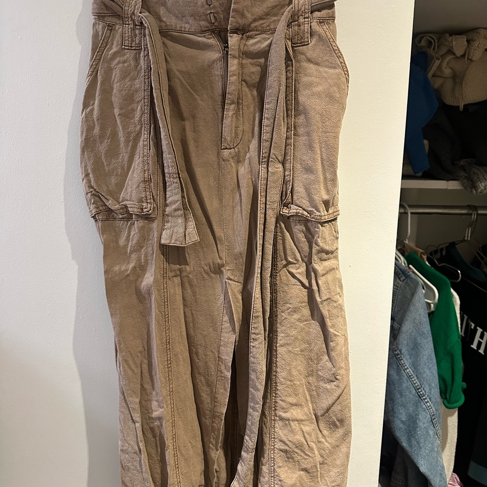 Free People Cargo Skirt with Belt